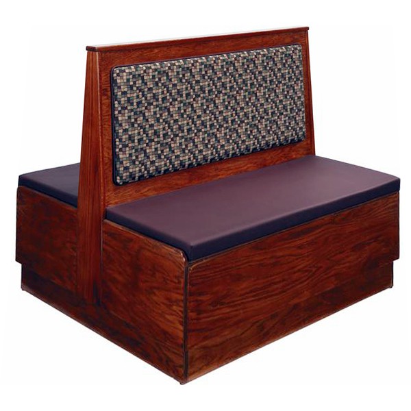 Wood Platform with Semi Padded Back