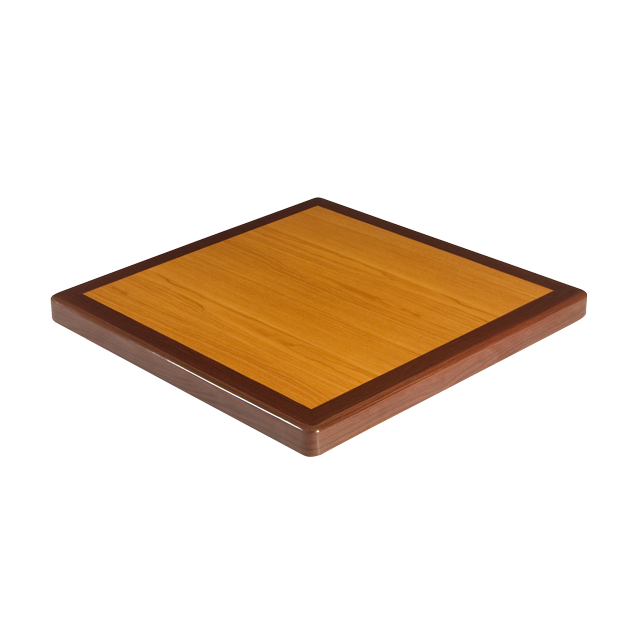 Mahogany and Cherry Resin Table Top