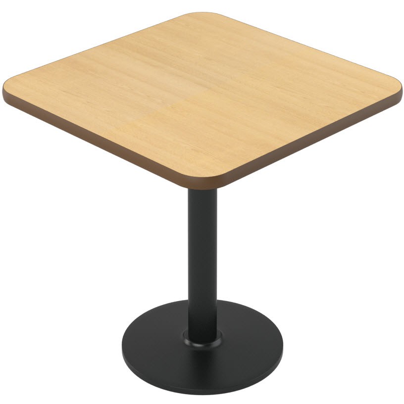 Laminate Reversible Restaurant Table In Oak / Walnut