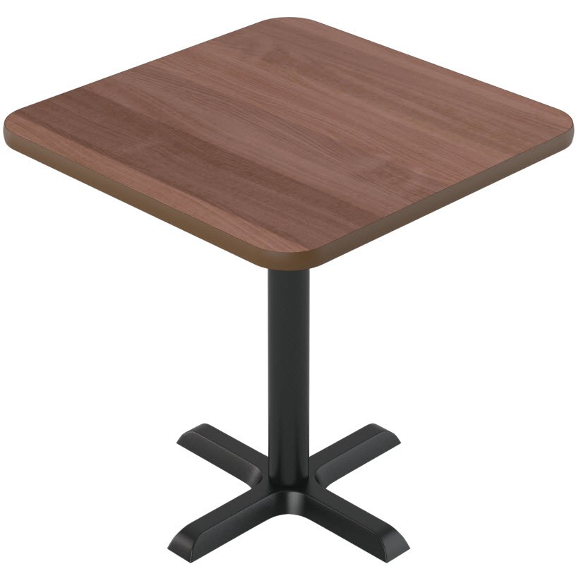 Laminate Reversible Restaurant Table In Oak / Walnut