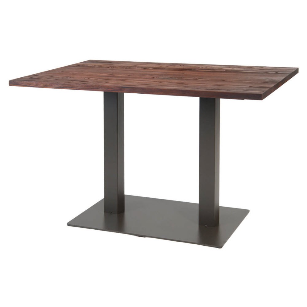 Industrial Series Restaurant Table with Metal Base and ... (1000 x 1000 Pixel)