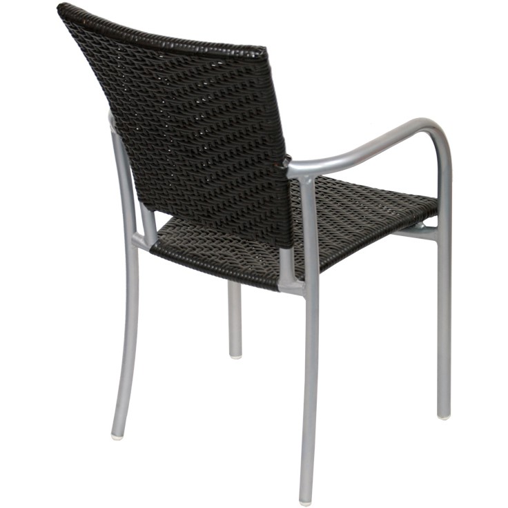 Faux Rattan Aluminum Patio Chair