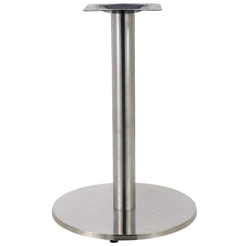 Round Stainless Steel Table Bases 30" Table Height