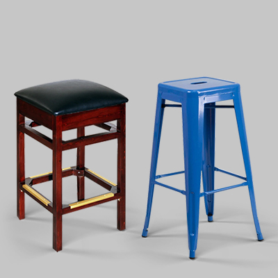 backless restaurant bar stools